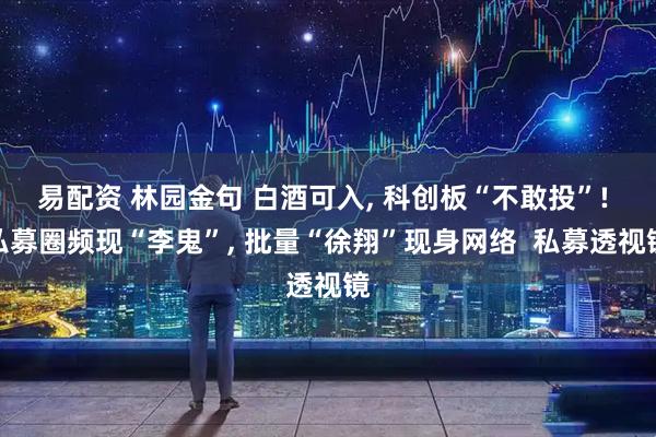 易配资 林园金句 白酒可入, 科创板“不敢投”! 私募圈频现“李鬼”, 批量“徐翔”现身网络  私募透视镜