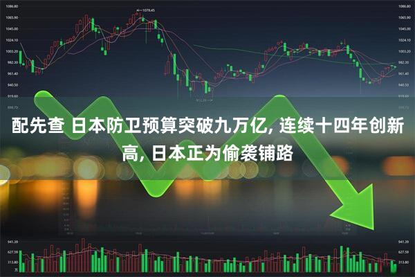 配先查 日本防卫预算突破九万亿, 连续十四年创新高, 日本正为偷袭铺路